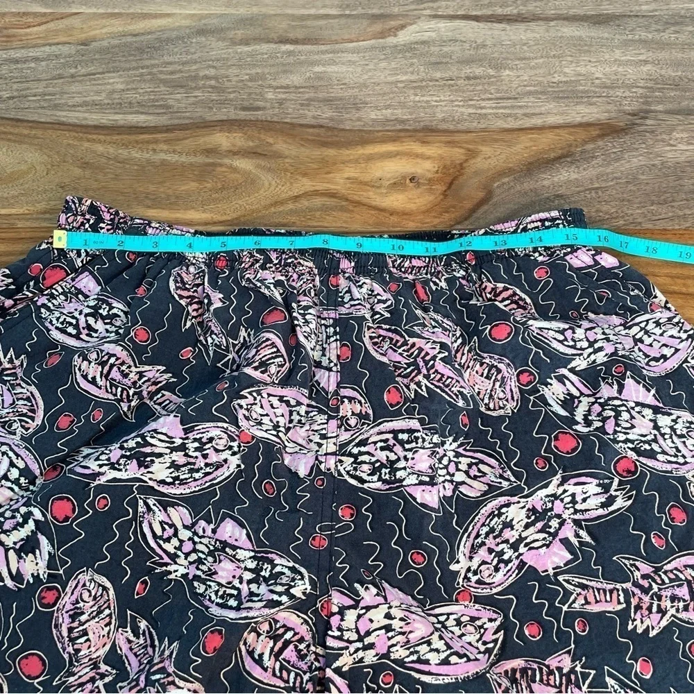 Club California Mens Swim Trunks two‎ pairs sz L Abstract Fish Vacation Ocean